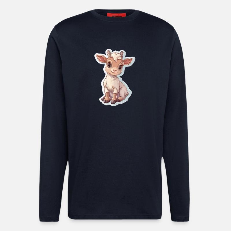Ziege - Langarmshirt - made by SPREAD  - DARK NAVY