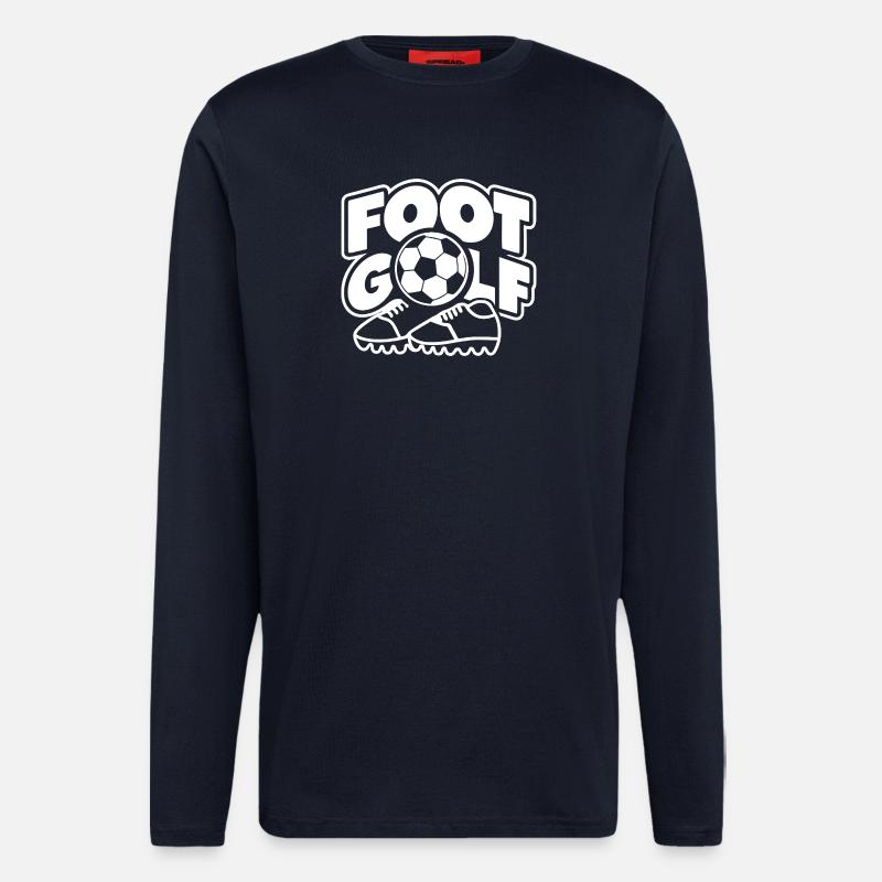 Fußballgolf - Langarmshirt - made by SPREAD  - DARK NAVY