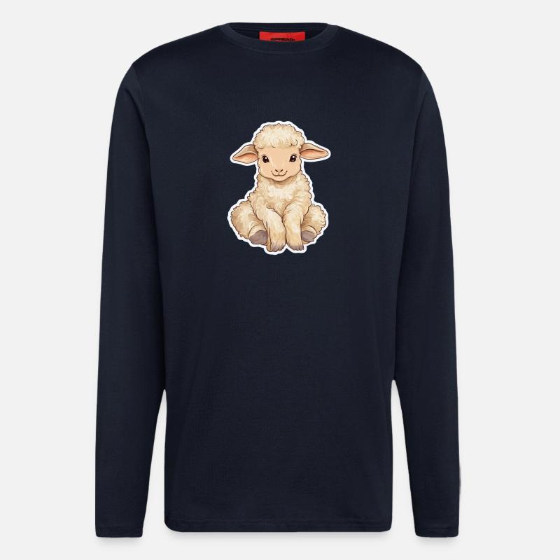 Schaf - Langarmshirt - made by SPREAD  - DARK NAVY