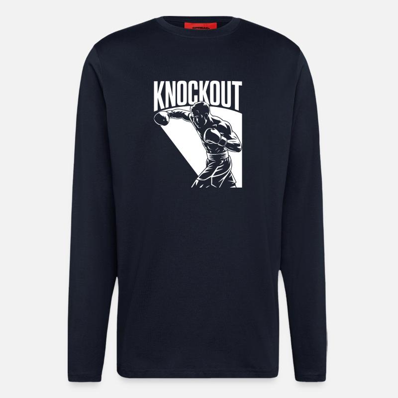 Knockout - Langarmshirt - made by SPREAD  - DARK NAVY