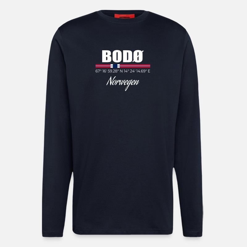 BODØ - Langarmshirt - made by SPREAD  - DARK NAVY