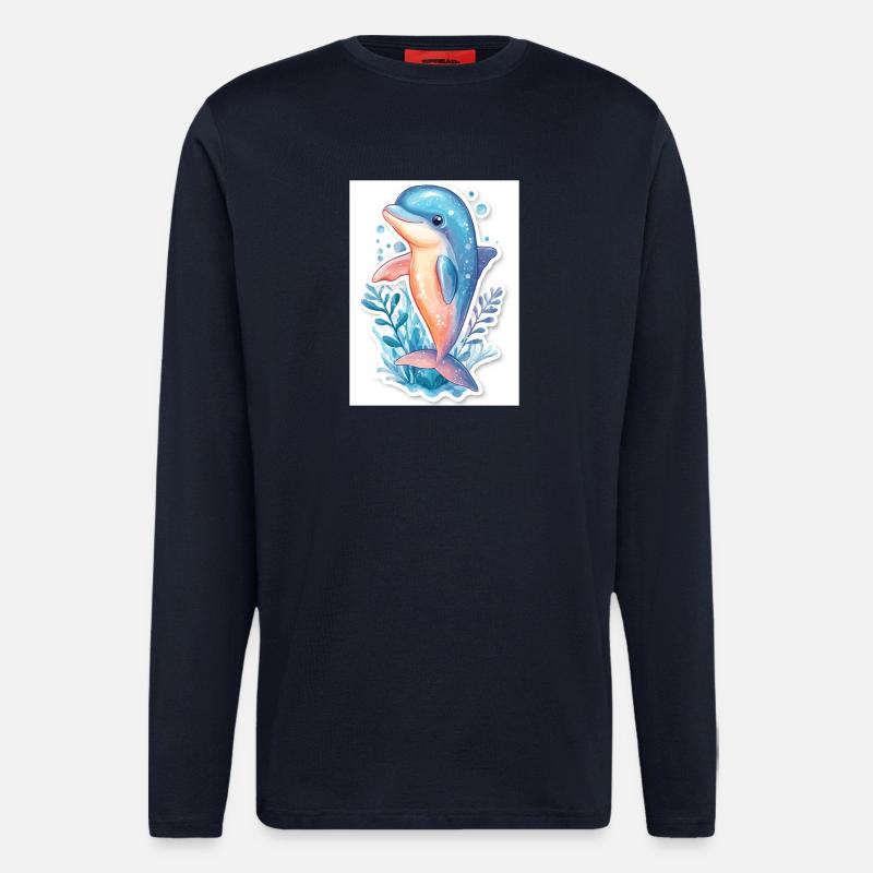 Delfin - Langarmshirt - made by SPREAD  - DARK NAVY
