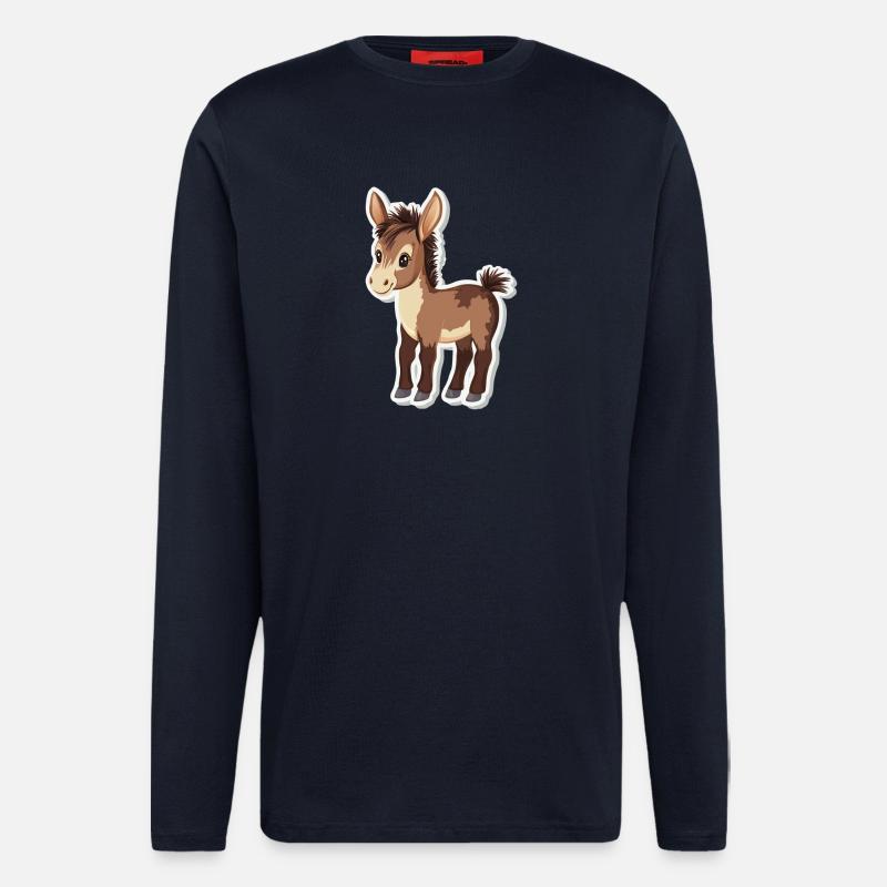 Esel - Langarmshirt - made by SPREAD  - DARK NAVY
