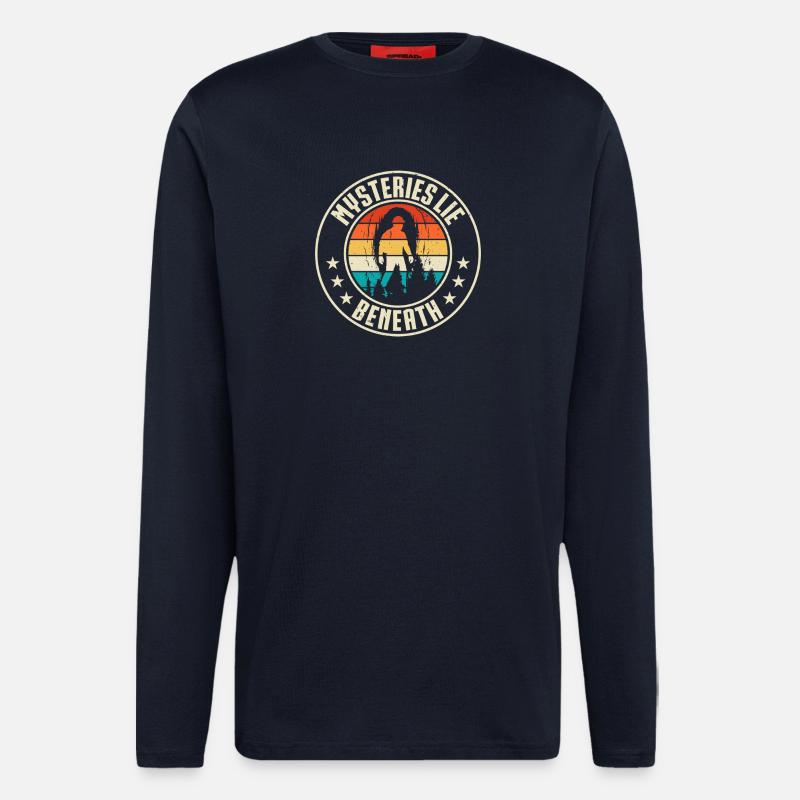 Spelunking Cave Explorer - Longsleeve - made by SPREAD  - DARK NAVY