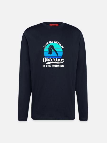 Diving diving board - Longsleeve - made by SPREAD - DARK NAVY