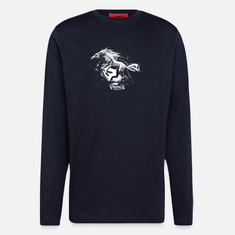 Sleipnir - Langarmshirt - made by SPREAD  - DARK NAVY