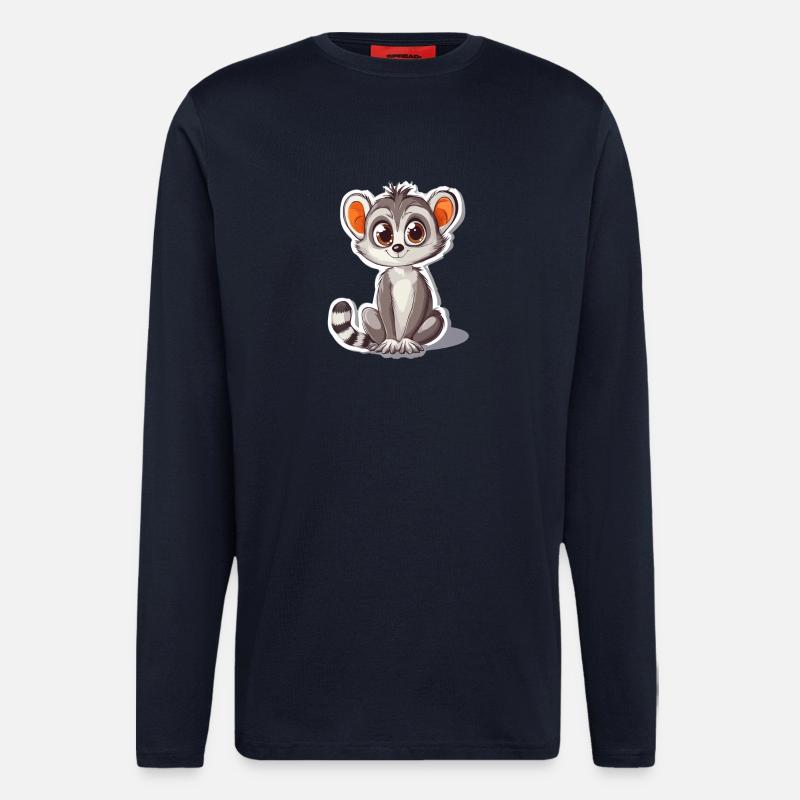 Lemur - Langarmshirt - made by SPREAD - DARK NAVY