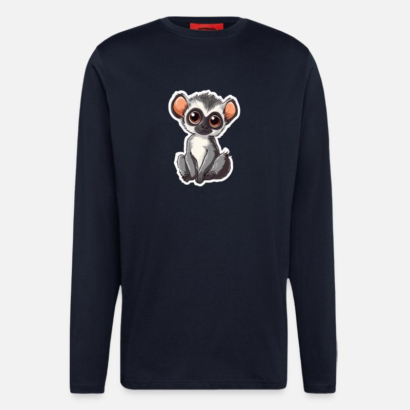 Lemur - Langarmshirt - made by SPREAD  - DARK NAVY