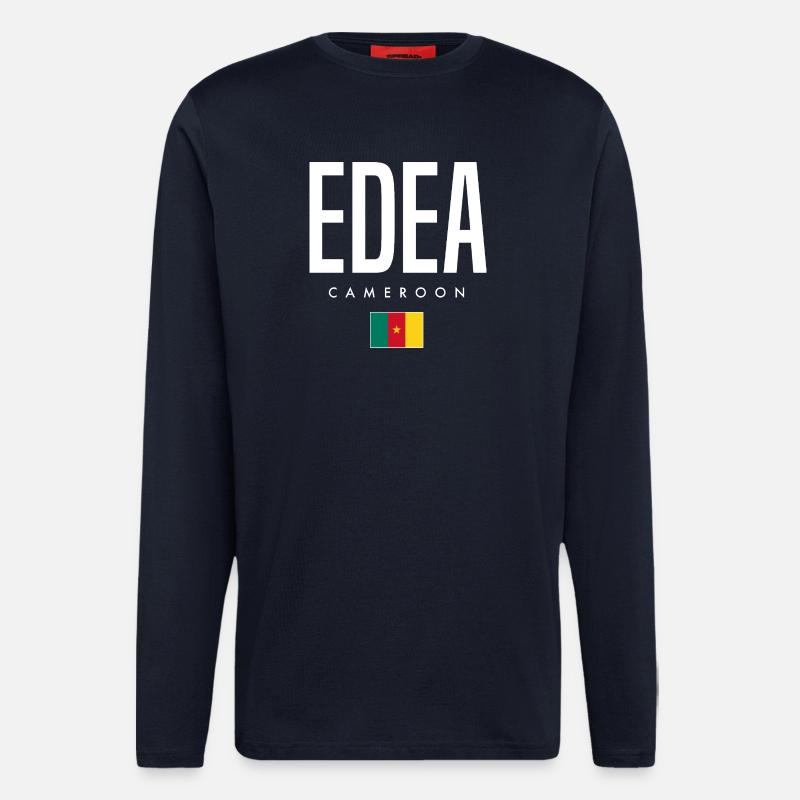 Edea Cameroon Cameroonian - Longsleeve - made by SPREAD  - DARK NAVY