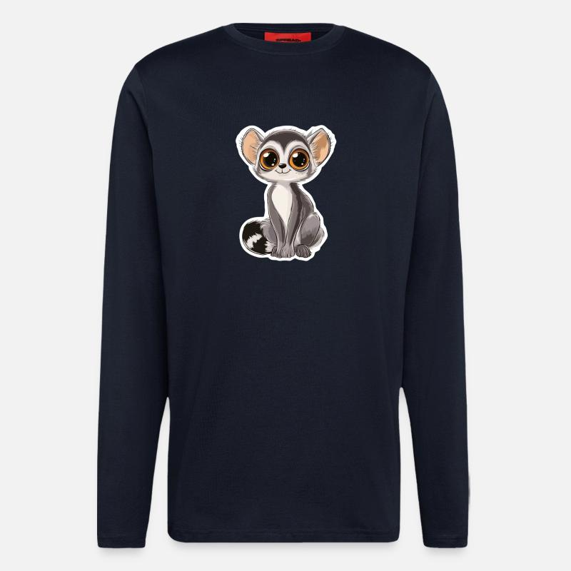 Lemur - Langarmshirt - made by SPREAD  - DARK NAVY