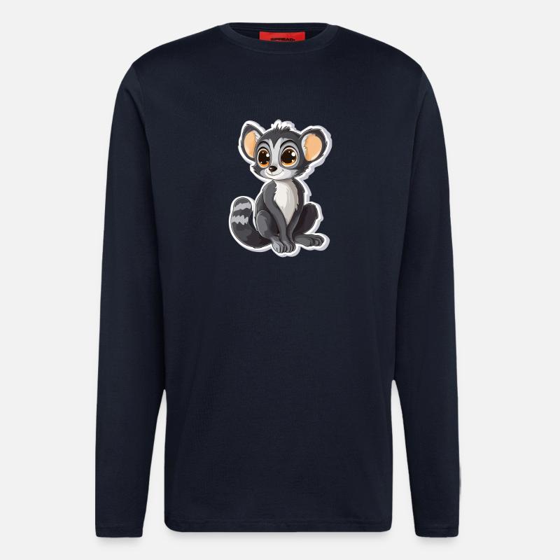 Lemur - Langarmshirt - made by SPREAD  - DARK NAVY