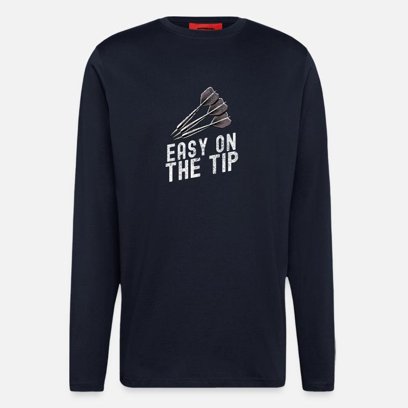 Dartboard with Precision Arrows Design - Longsleeve - made by SPREAD - DARK NAVY