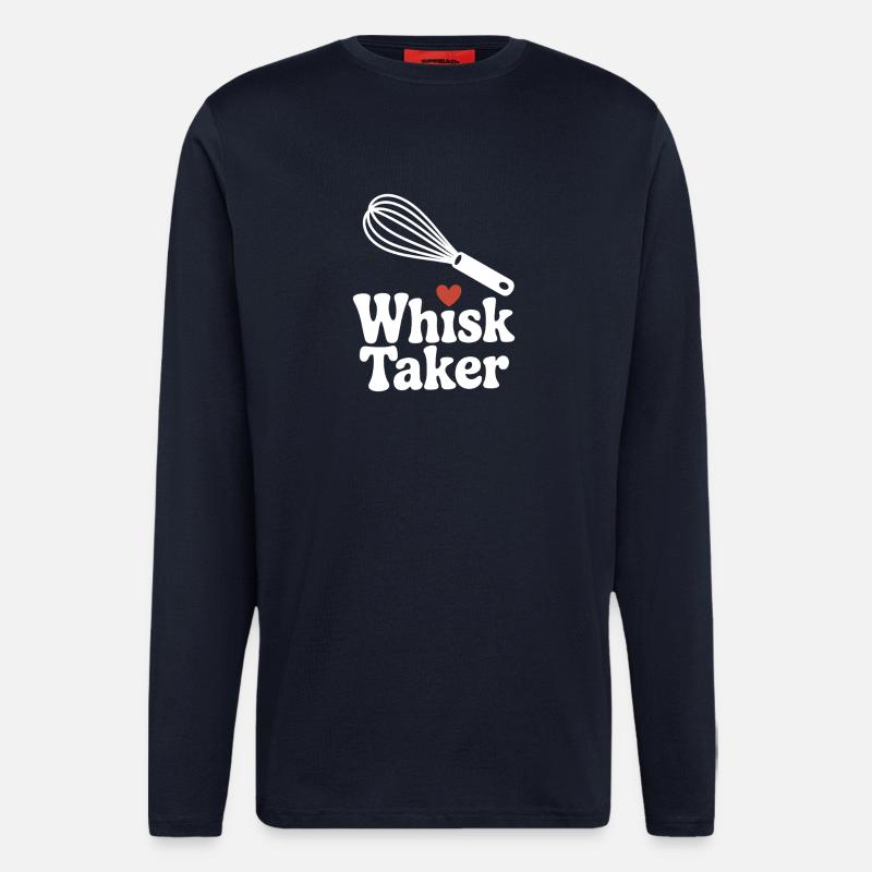Schneebesen Taker - Langarmshirt - made by SPREAD  - DARK NAVY