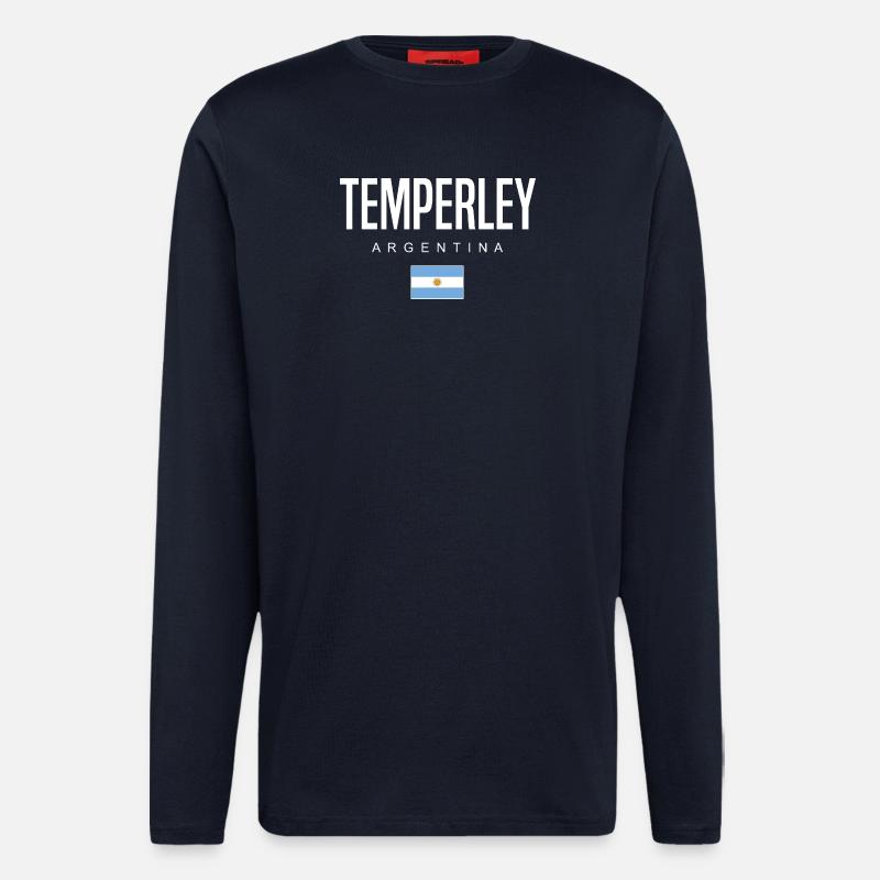 Temperley Argentinien Argentinier - Langarmshirt - made by SPREAD  - DARK NAVY