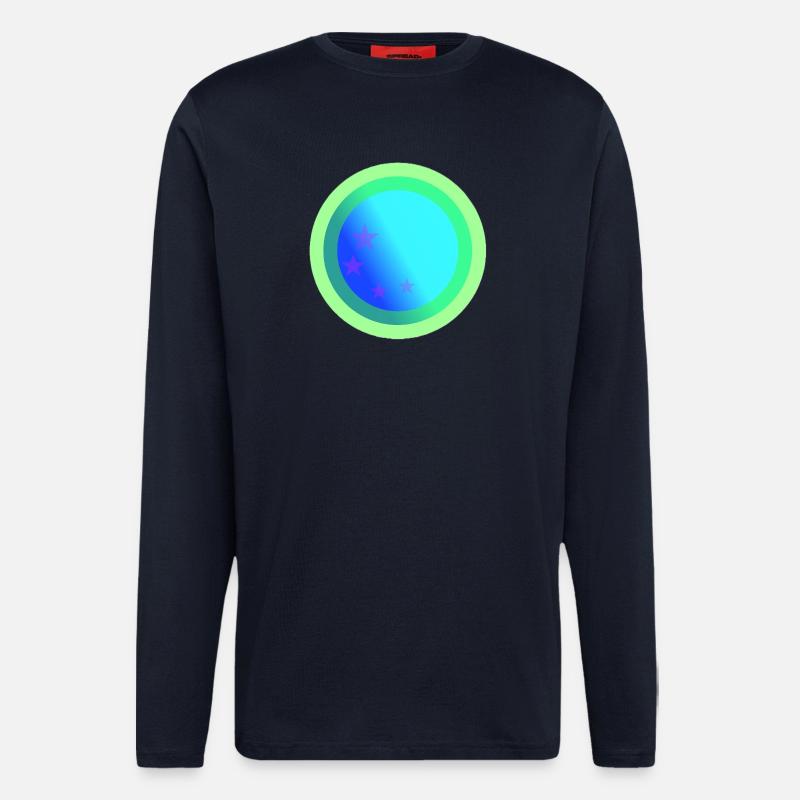 Celestial Blue Constellation Design - Longsleeve - made by SPREAD  - DARK NAVY