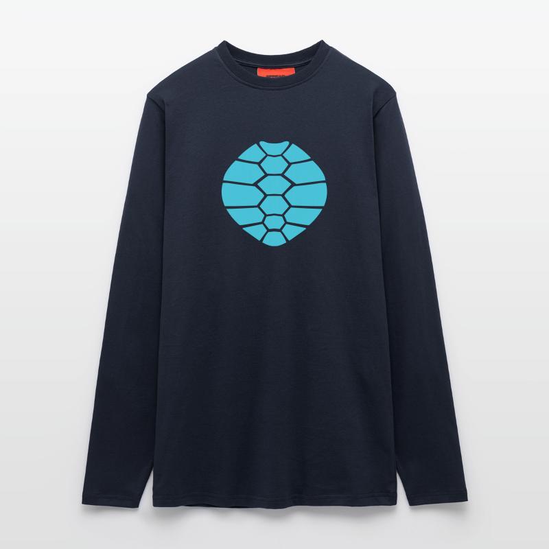 Turtle shell pattern turtle icon cool Longsleeve - made by SPREAD 