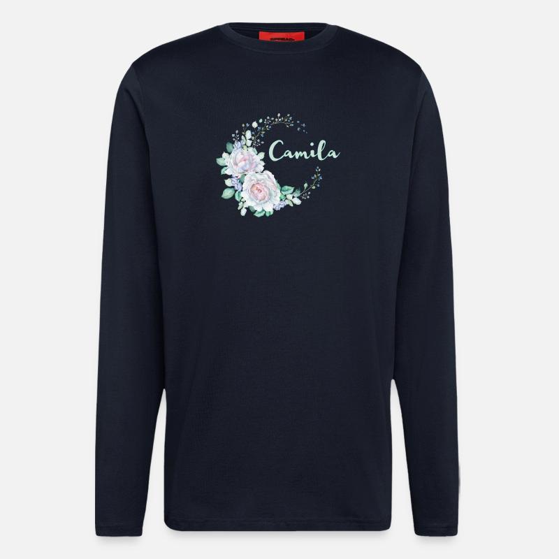 Für Camila - Langarmshirt - made by SPREAD - DARK NAVY