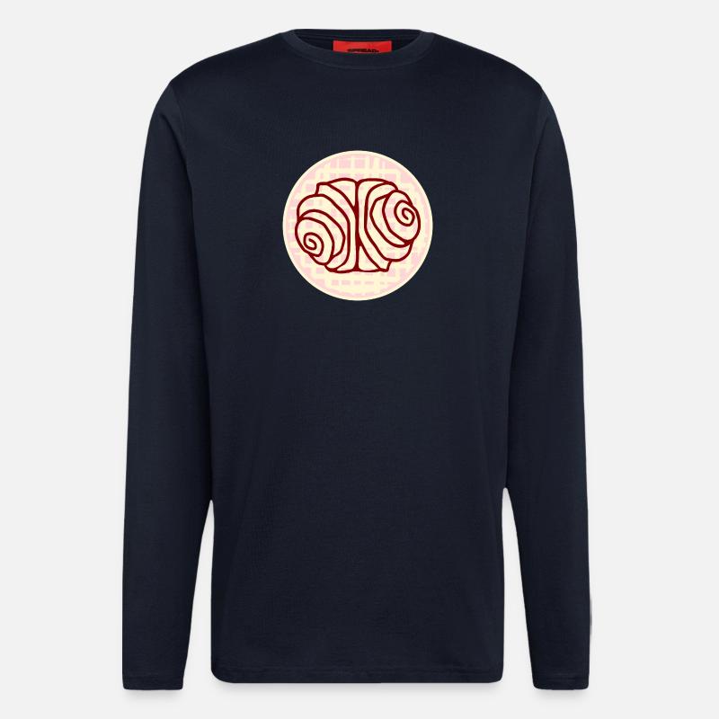 FRANZBRÖTCHEN GEBÄCK HAMBURGER STUDENTIN - Langarmshirt - made by SPREAD  - DARK NAVY