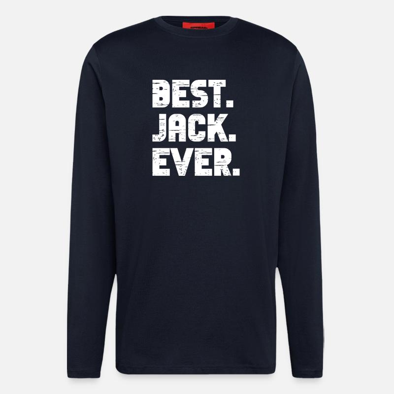 Best Jack Ever Gift Saying - Longsleeve - made by SPREAD - DARK NAVY