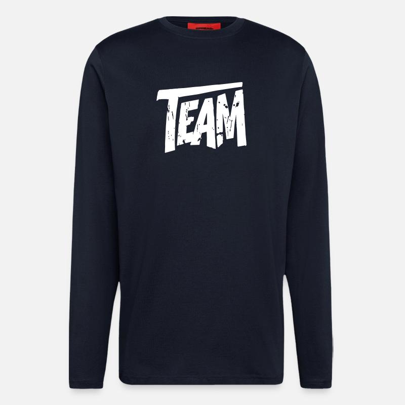 Team Graffiti - Langarmshirt - made by SPREAD  - DARK NAVY