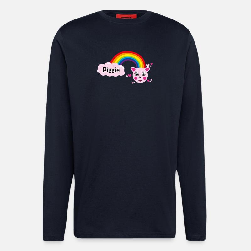 Piggie mimi von Helfspawn - Langarmshirt - made by SPREAD  - DARK NAVY