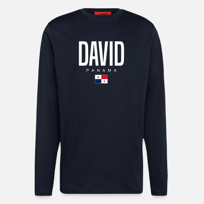 David Panama Panamanian - Longsleeve - made by SPREAD  - DARK NAVY