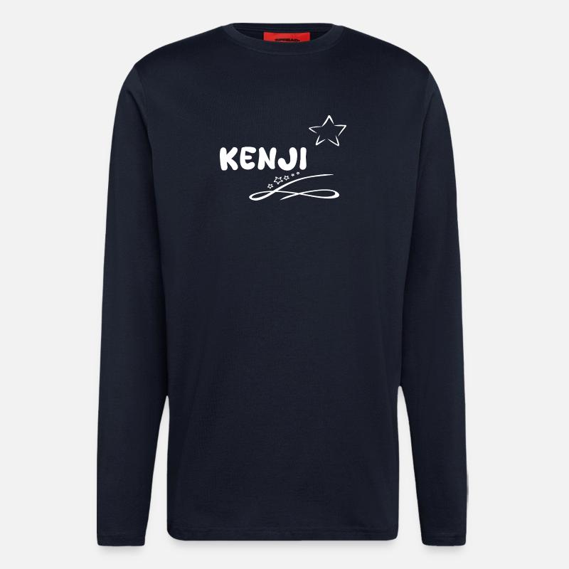 Geschenk Kenji - Langarmshirt - made by SPREAD  - DARK NAVY