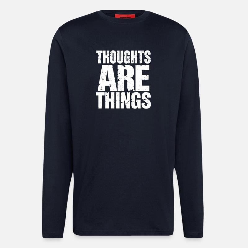 Thoughts take shape - Longsleeve - made by SPREAD  - DARK NAVY