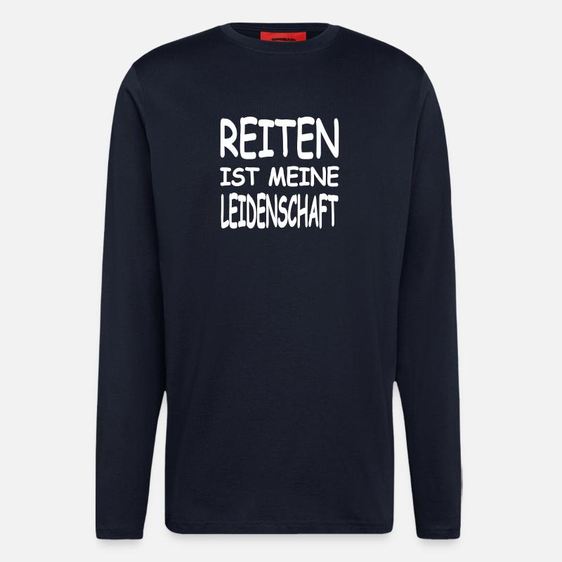 Reiten - Langarmshirt - made by SPREAD  - DARK NAVY
