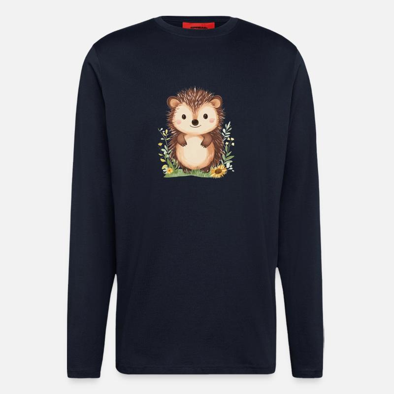 Igel - Langarmshirt - made by SPREAD  - DARK NAVY