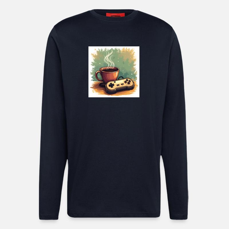 Caffeine & Campaigns - Langarmshirt - made by SPREAD  - DARK NAVY