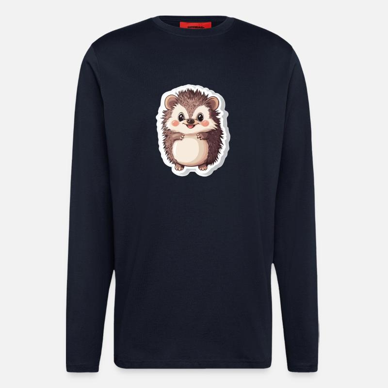 Igel - Langarmshirt - made by SPREAD  - DARK NAVY