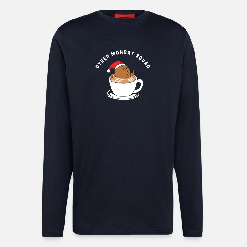 Cyber Monday Kaufrausch - Langarmshirt - made by SPREAD  - DARK NAVY