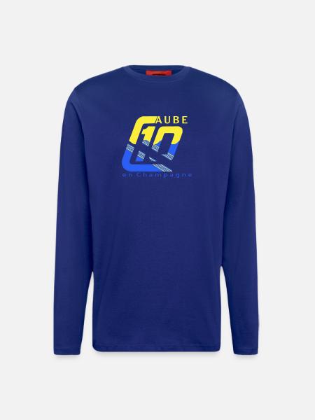 Logo 10 Aube - Manches longues bio décontracté fabriqué en UE - DARK NAVY