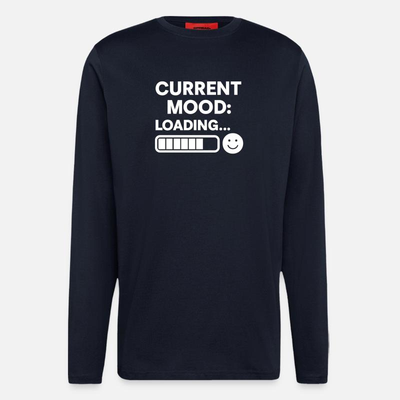 Current Mood Loading - Langarmshirt - made by SPREAD  - DARK NAVY