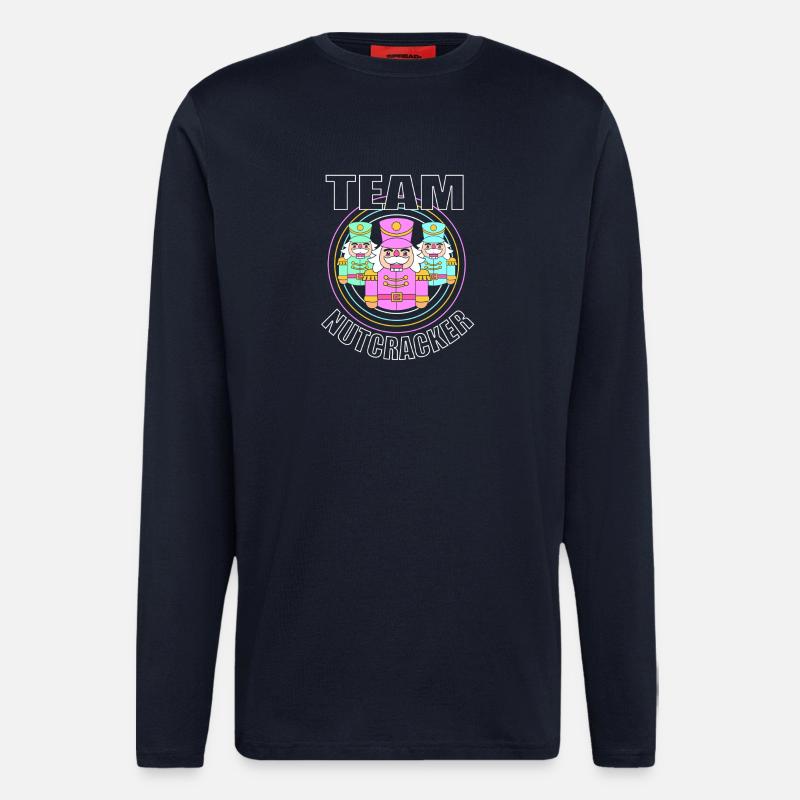 Nussknacker Weihnachten - Langarmshirt - made by SPREAD - DARK NAVY