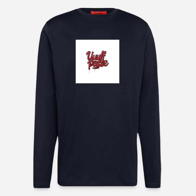 UffPasse Graffiti Lettering - Longsleeve - made by SPREAD  - DARK NAVY