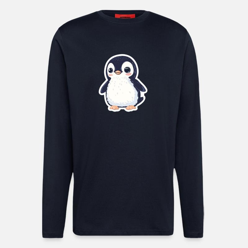 Pinguin - Langarmshirt - made by SPREAD  - DARK NAVY