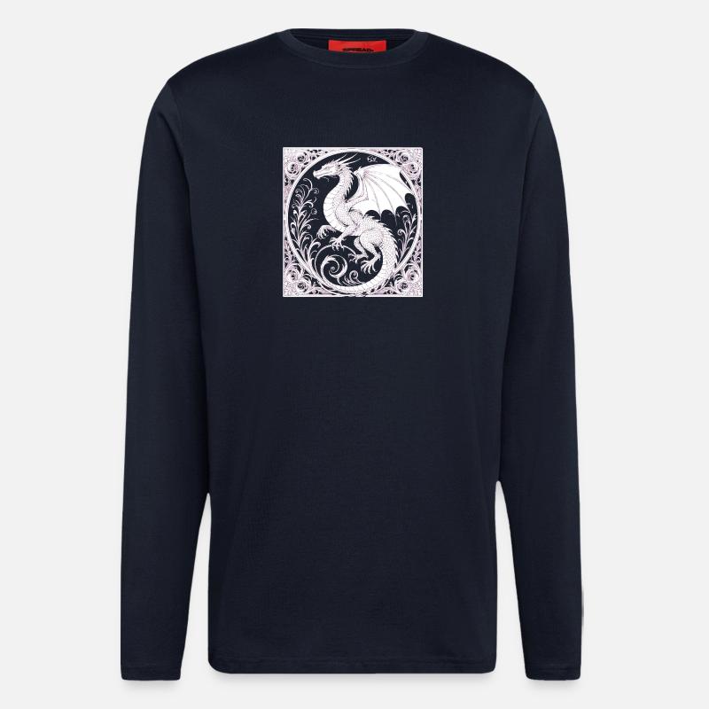 Dachen magie - Langarmshirt - made by SPREAD  - DARK NAVY