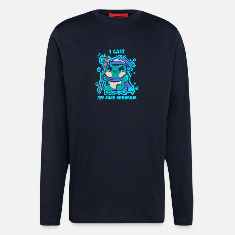 Das absolute Minimum an Zauber - Langarmshirt - made by SPREAD  - DARK NAVY