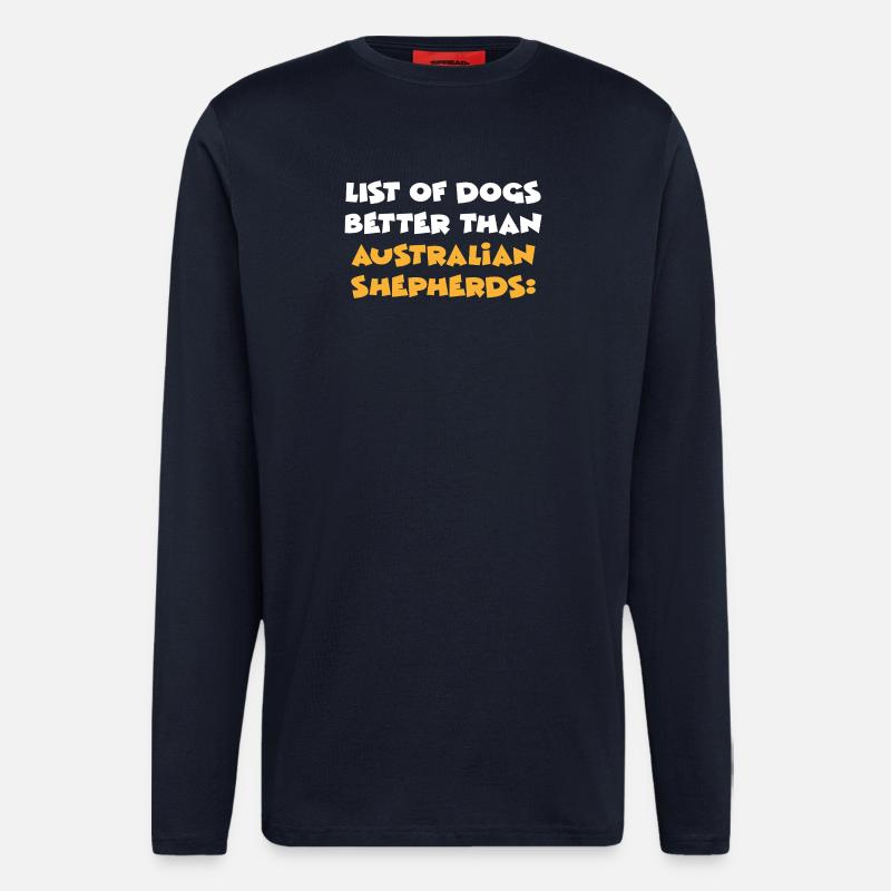 Australian Shepherd - Langarmshirt - made by SPREAD - DARK NAVY
