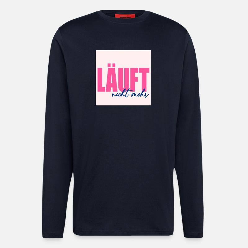 DOESN'T RUN ANYMORE - Longsleeve - made by SPREAD  - DARK NAVY