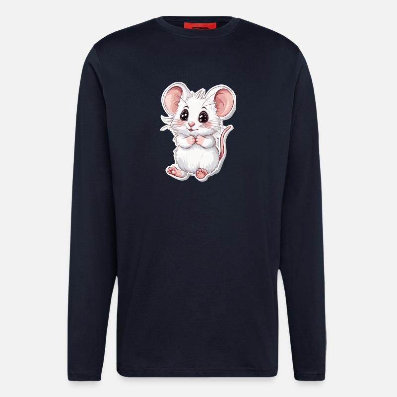 Maus - Langarmshirt - made by SPREAD  - DARK NAVY