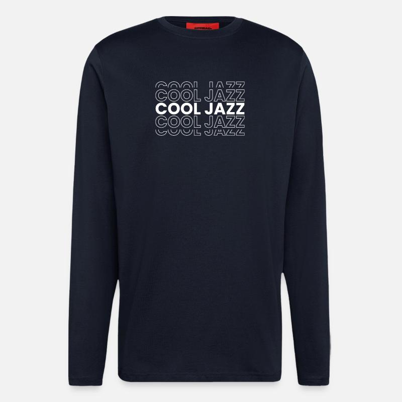 Cool Jazz logo pattern - Longsleeve - made by SPREAD  - DARK NAVY