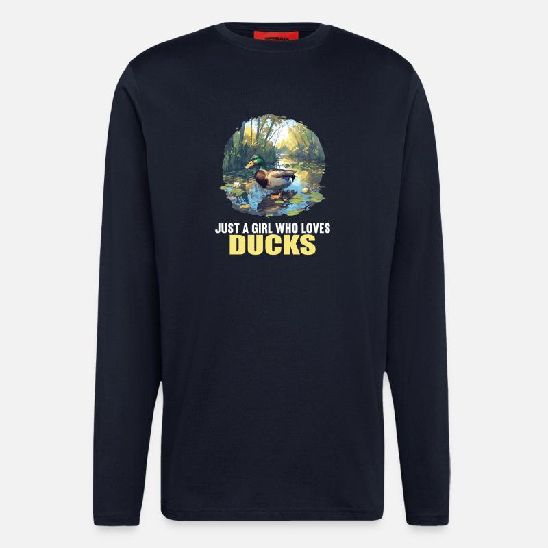 Ducks Duck - Longsleeve - made by SPREAD  - DARK NAVY