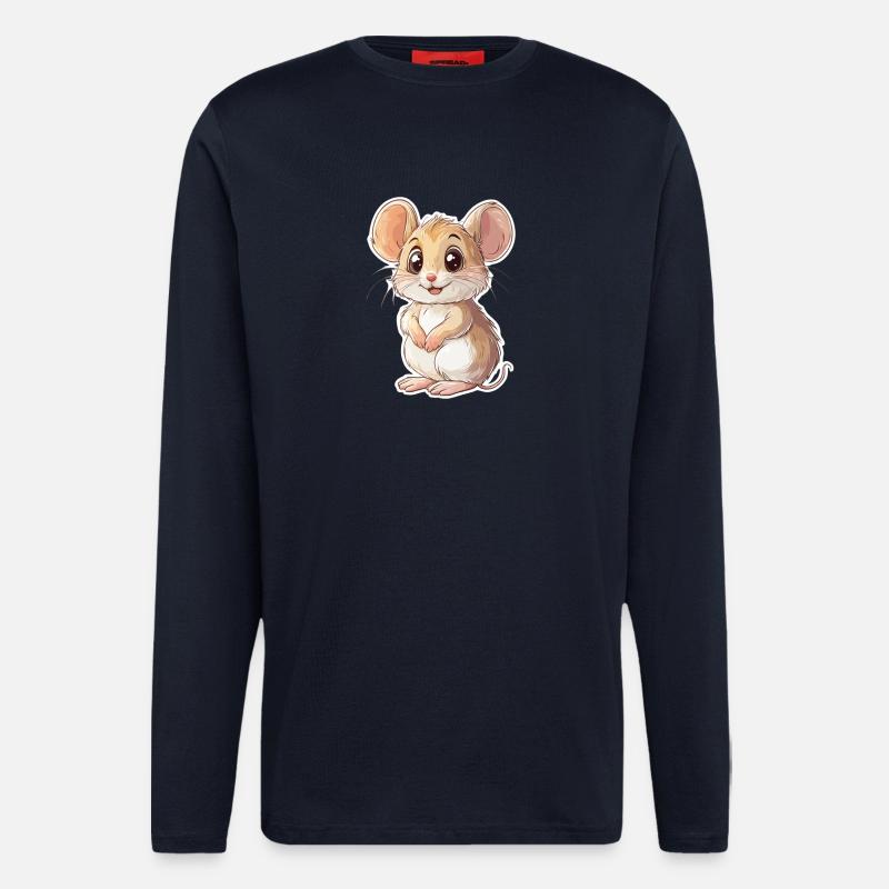 Maus - Langarmshirt - made by SPREAD  - DARK NAVY