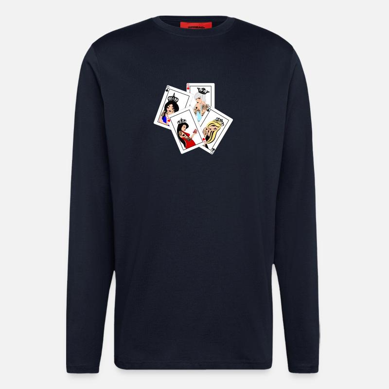 Damen Punk Square - Pell-mell - Langarmshirt - made by SPREAD - DARK NAVY