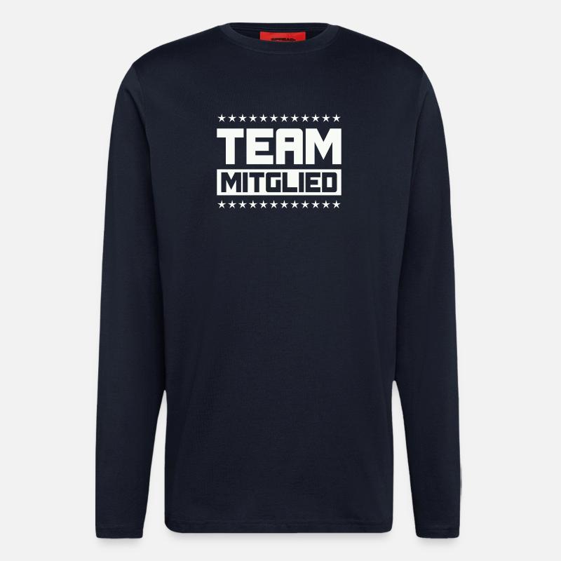 Team Mitglied - Langarmshirt - made by SPREAD  - DARK NAVY