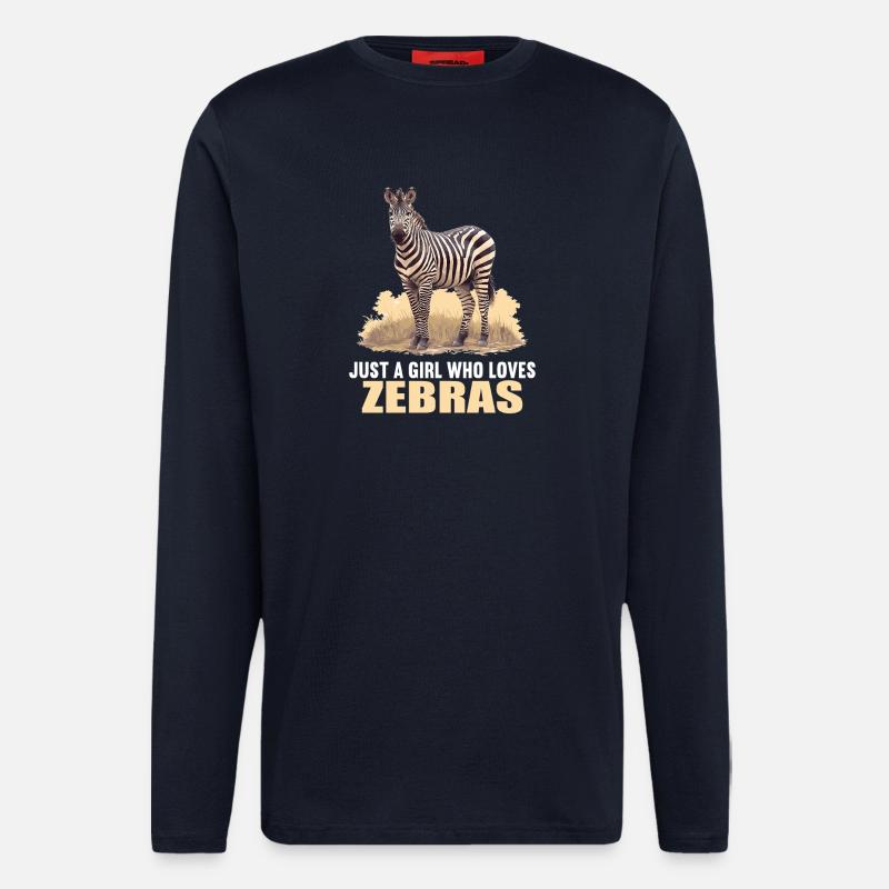 Zebras Zebra - Longsleeve - made by SPREAD - DARK NAVY