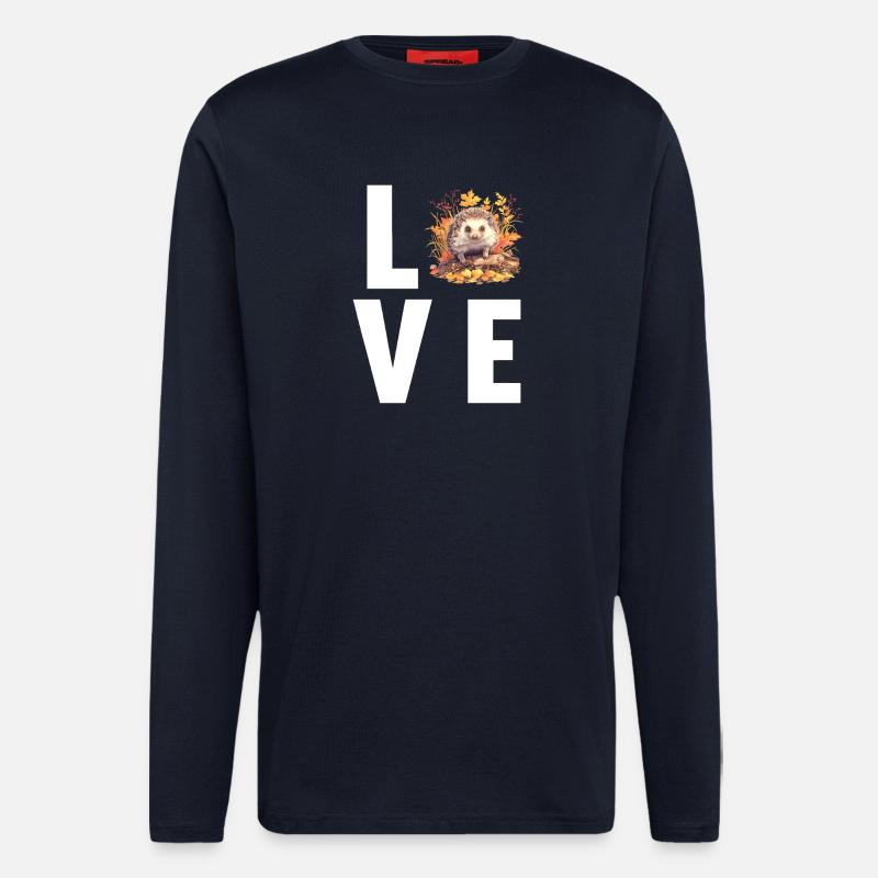 Igel - Langarmshirt - made by SPREAD  - DARK NAVY